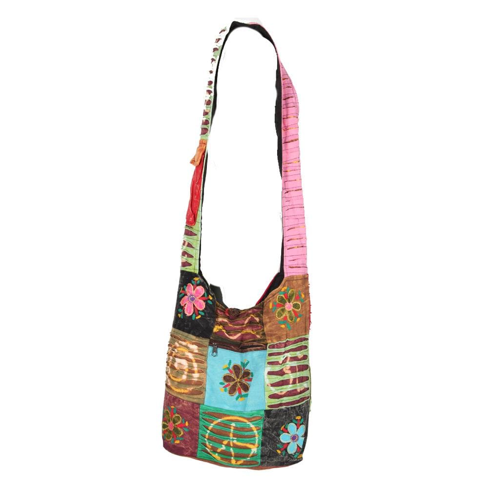 Patchwork Flower Shoulder Bag