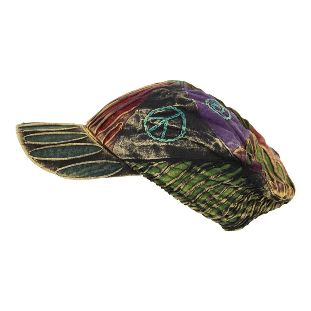 Oversized Slouch Patchwork Cap