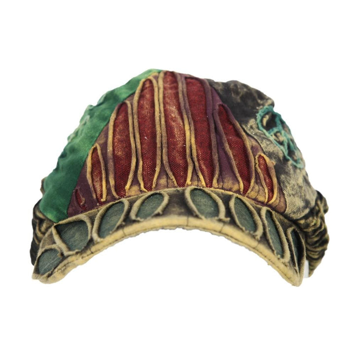 Oversized Slouch Patchwork Cap