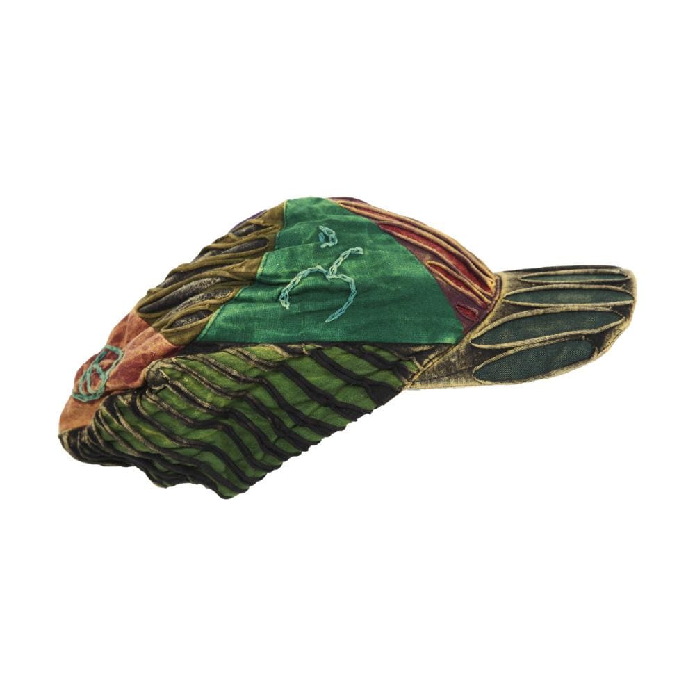 Oversized Slouch Patchwork Cap