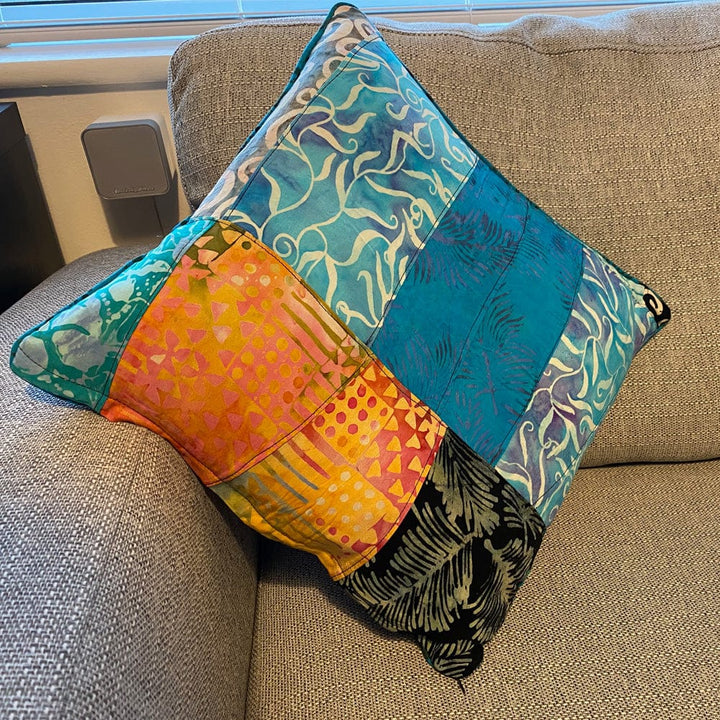 Patchwork Batik Cushion Cover