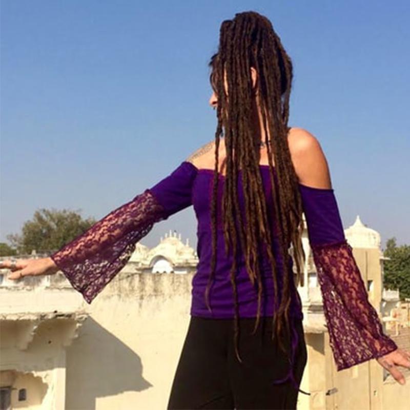 Bohemian Bardot Lace Top