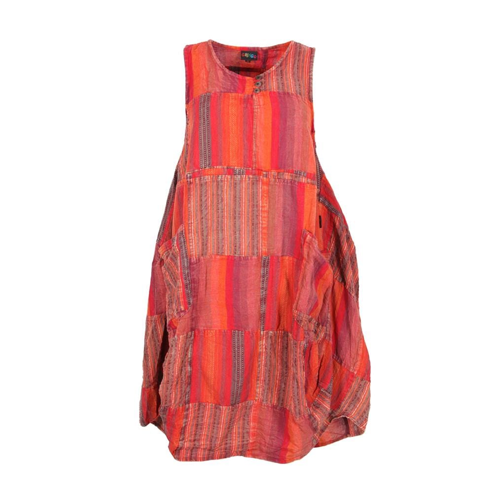 Sleeveless Smock Dress