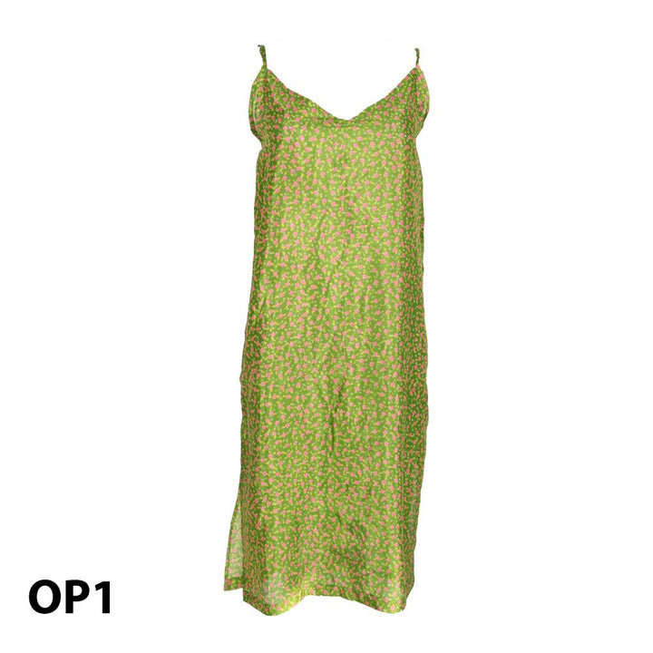 Upcycled Sari Slip Dress
