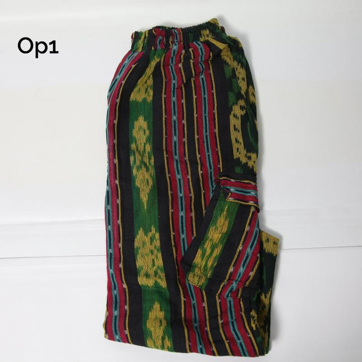 Ikat Dyed Trousers..