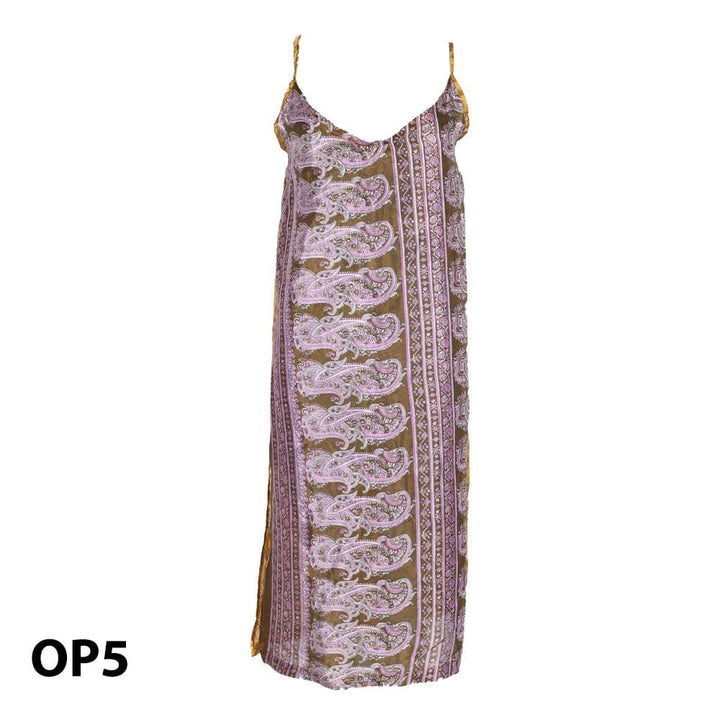 Upcycled Sari Slip Dress