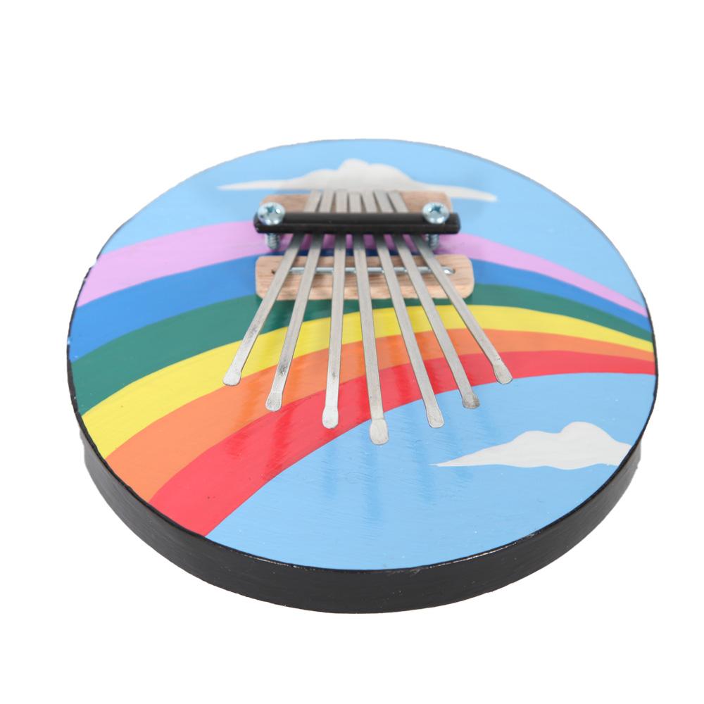 Rainbow Sky Painted Thumb Piano