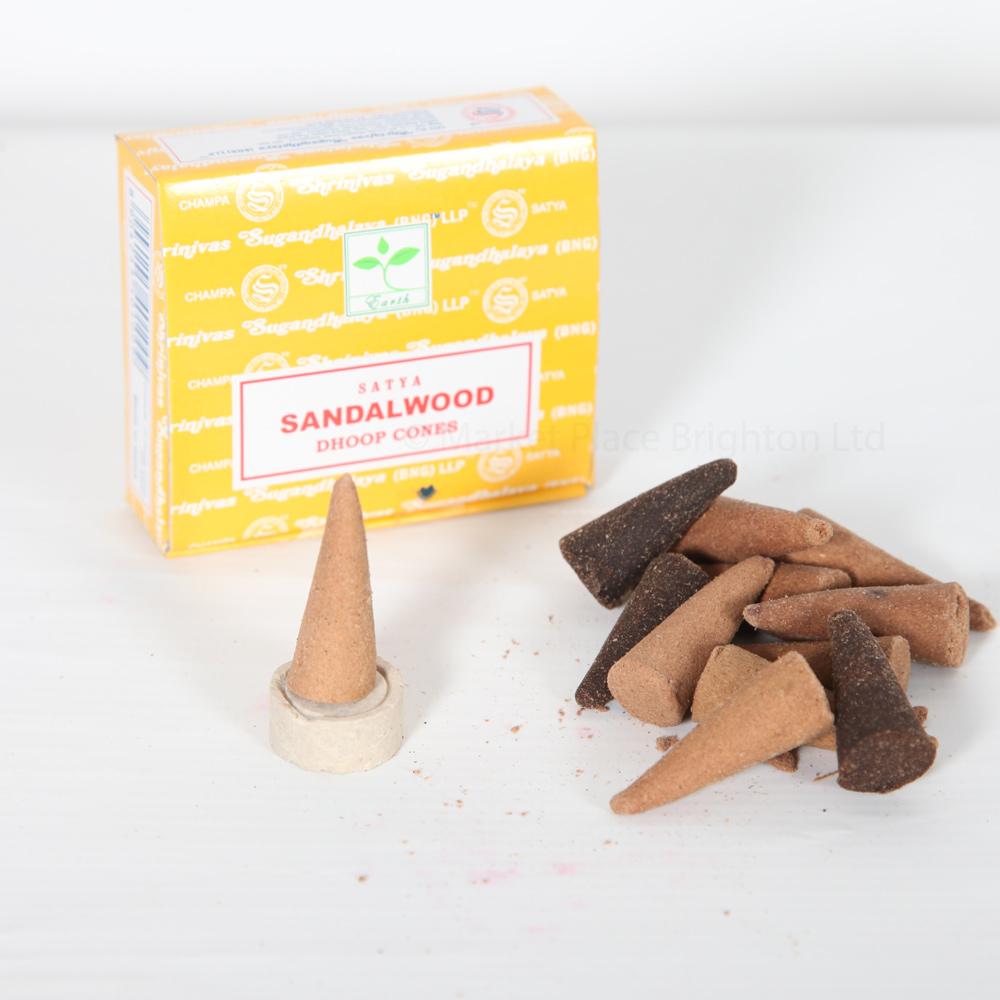 Sandalwood Dhoop Cones Satya