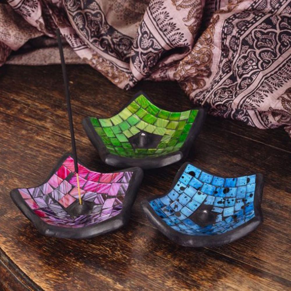 Star Mosaic Incense Holder