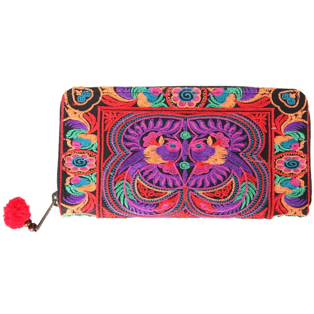 Embroidered Clutch Purse