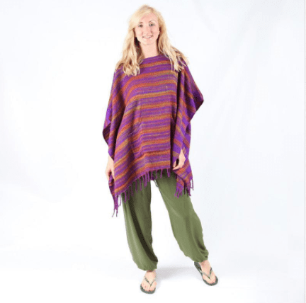 Layer up in our beautiful, cosy ponchos