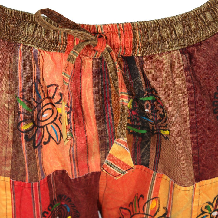 Patchwork Fleece Lined Trousers