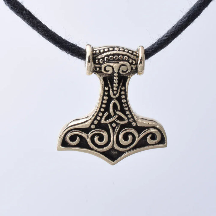 Solid Bronze Thors Hammer Pendant