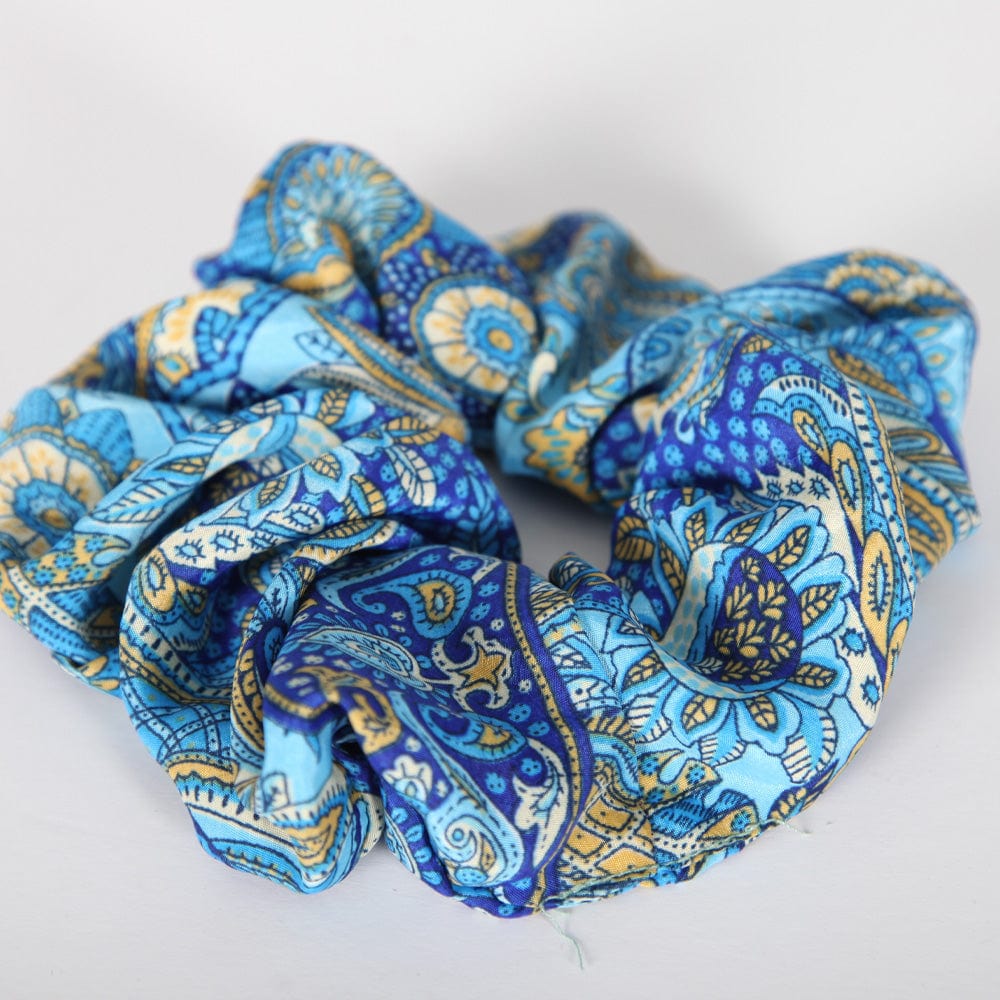 Recycled Sari Paisley Scrunchie