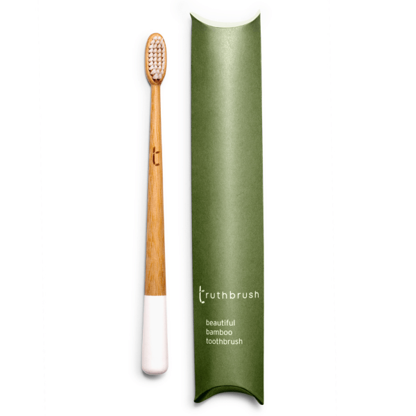 Truthbrush bamboo toothbrush and toothpaste tablets set