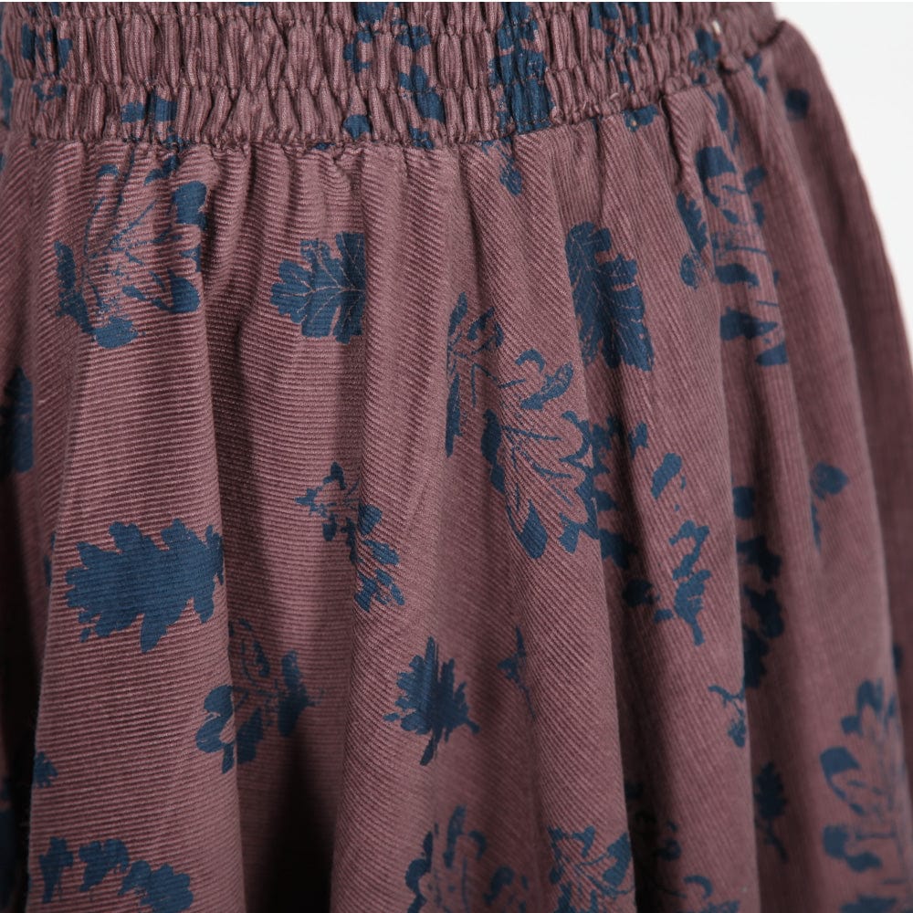 Needlecord Leaf Skirt
