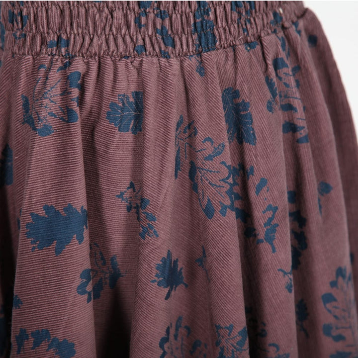 Needlecord Leaf Skirt