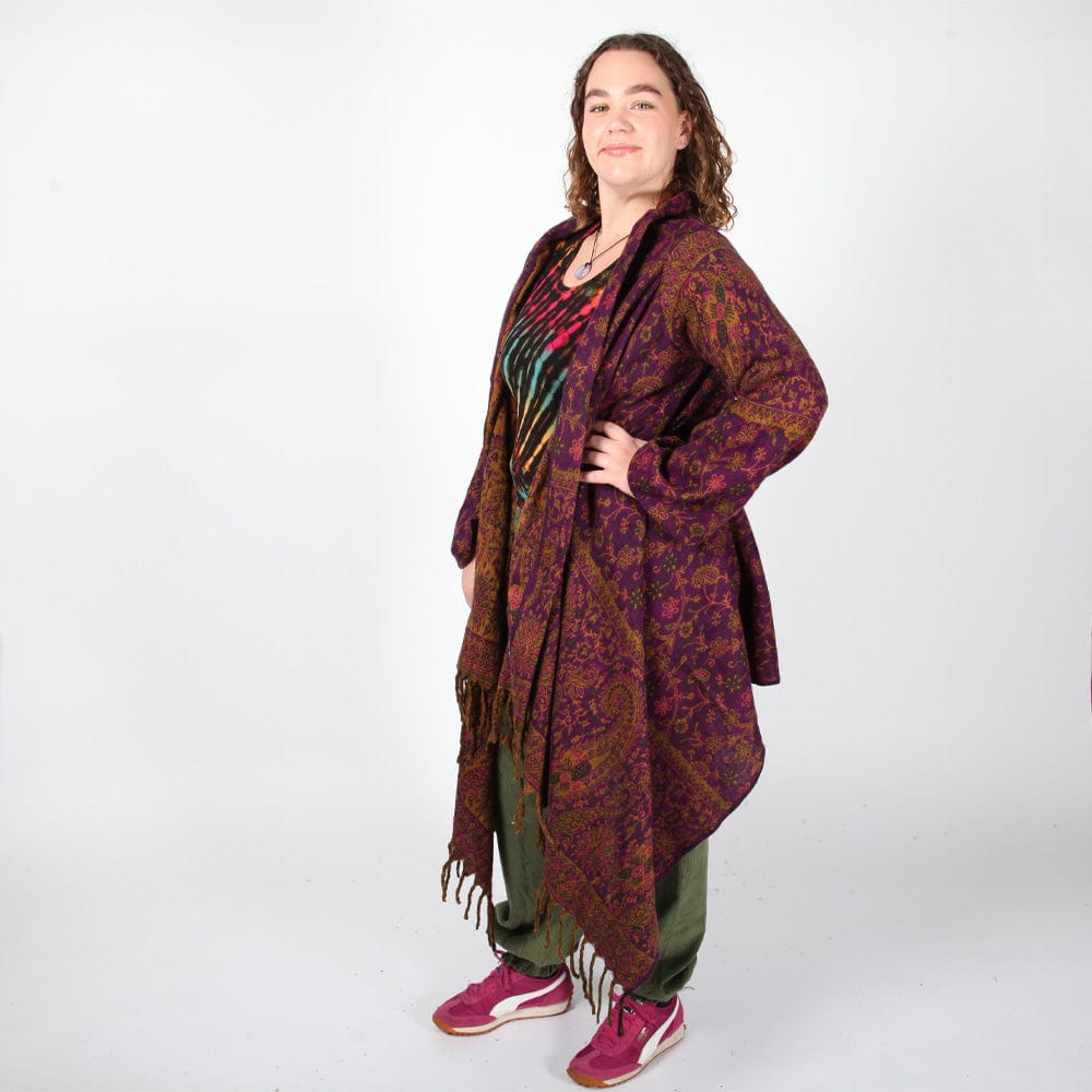 Open Blanket Wrap Cardigan