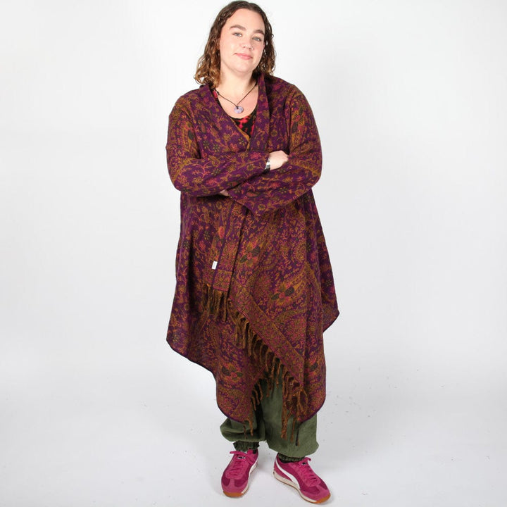 Open Blanket Wrap Cardigan