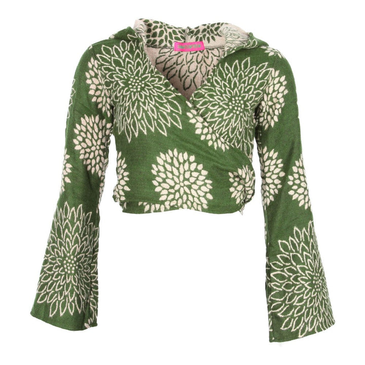 Hooded Fleece Tie top