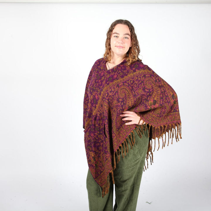 Hooded Fleece Blanket Poncho