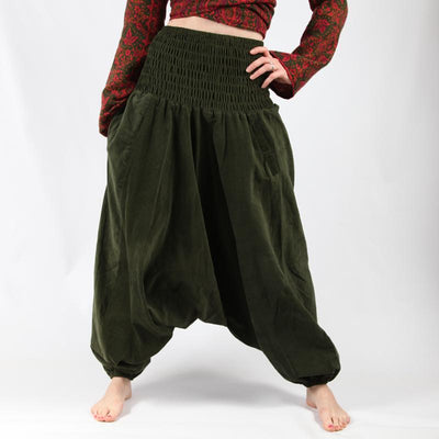 Corduroy Harem Pants.