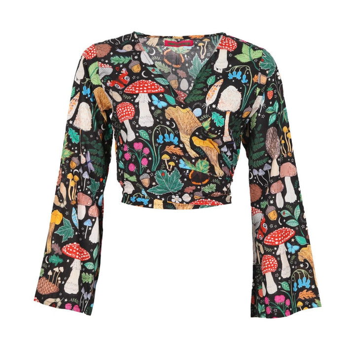 Toadstool Flared Sleeve Tie Top