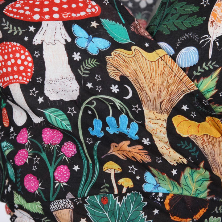 Toadstool Flared Sleeve Tie Top