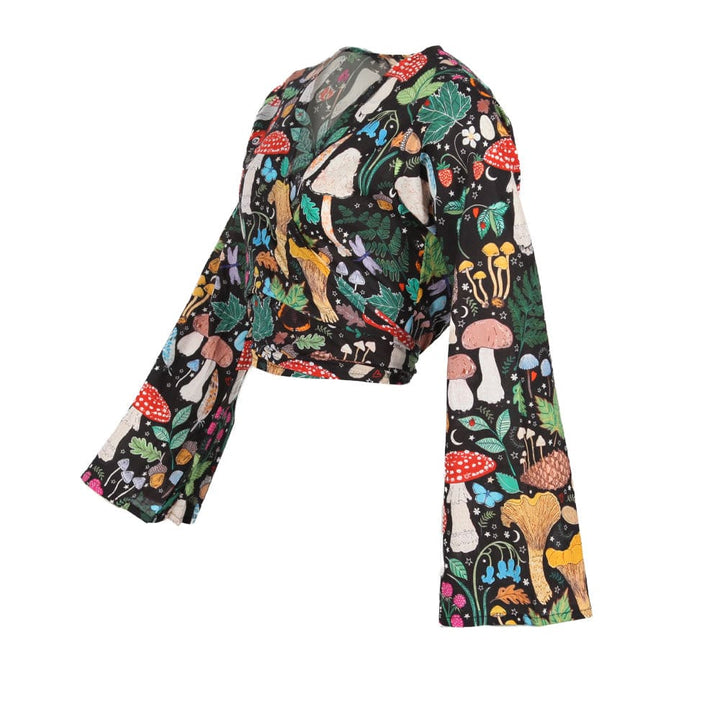 Toadstool Flared Sleeve Tie Top