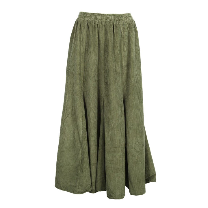 Chunky Cord Long Winter Skirt