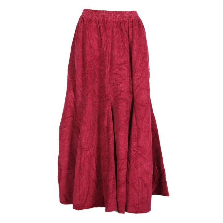 Chunky Cord Long Winter Skirt