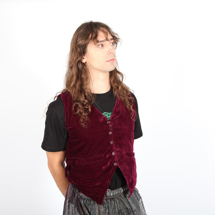 Men's Velour Waistcoat