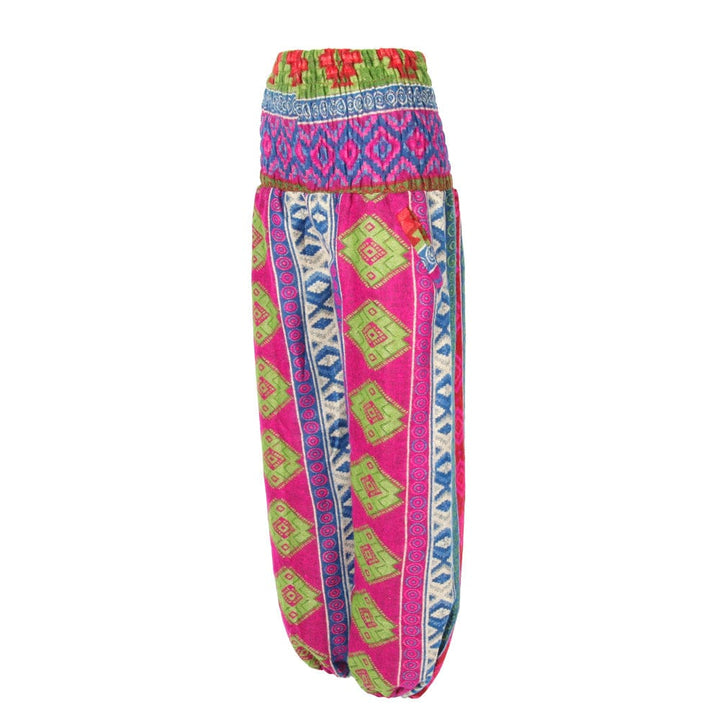 Geometric Fleece Genie Trousers