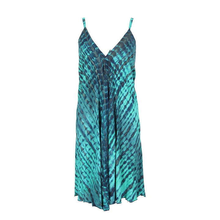 Tie Dye Halter Neck Dress