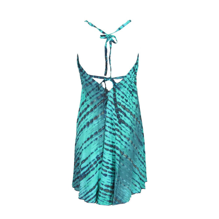 Tie Dye Halter Neck Dress