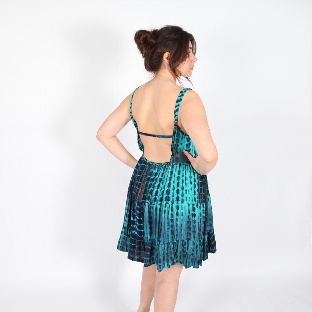 Backless Tie Dye Dress The Hippy Clothing Co. Backless Tie Dye Dress The Hippy Clothing Co.
