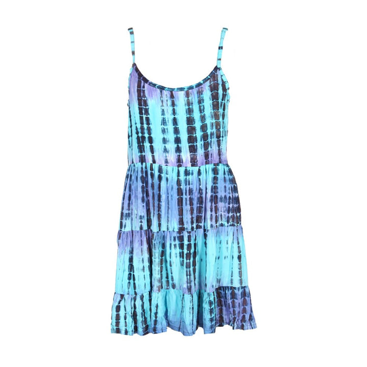 Backless Tie Dye Dress