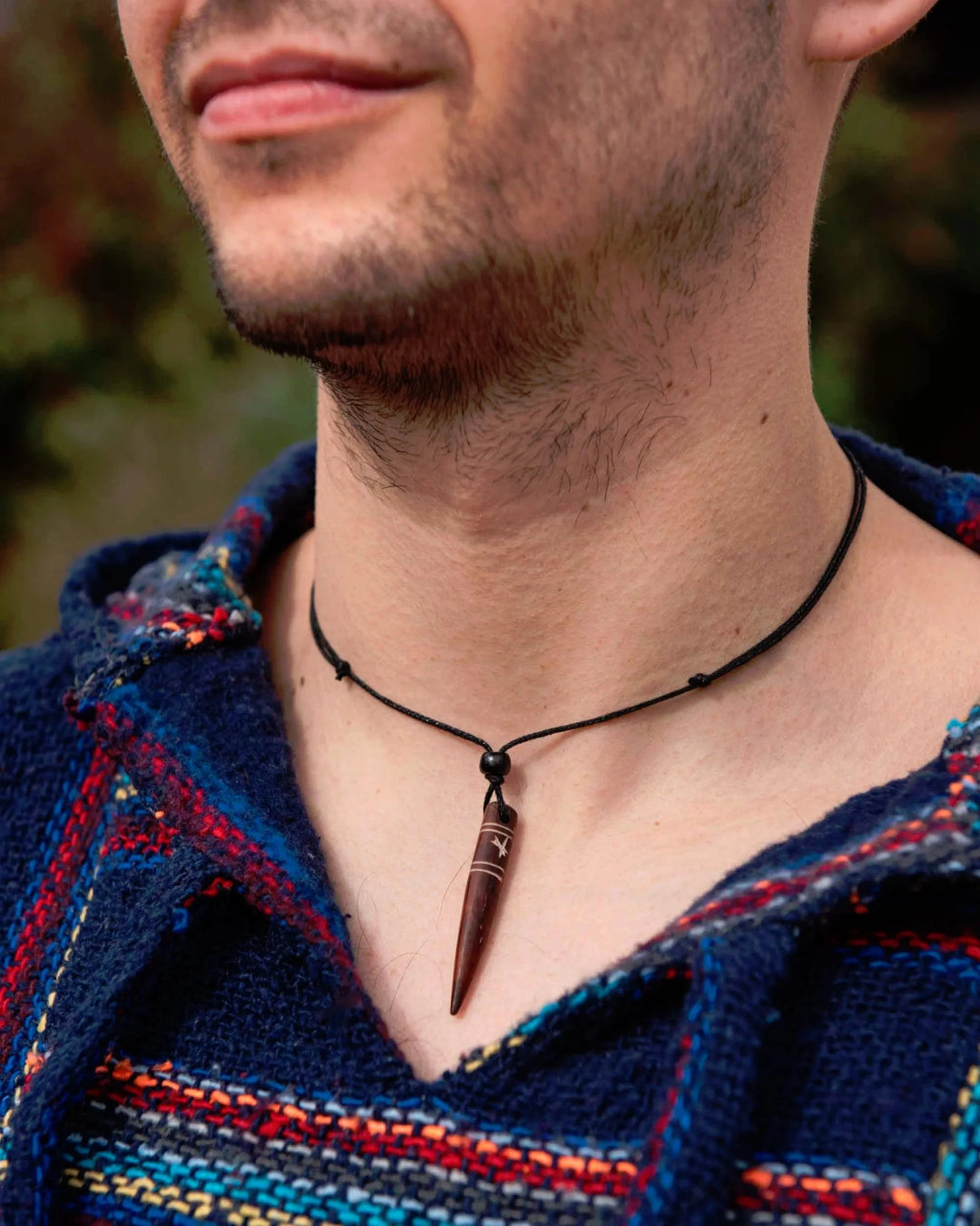 Tribal Carved Necklace