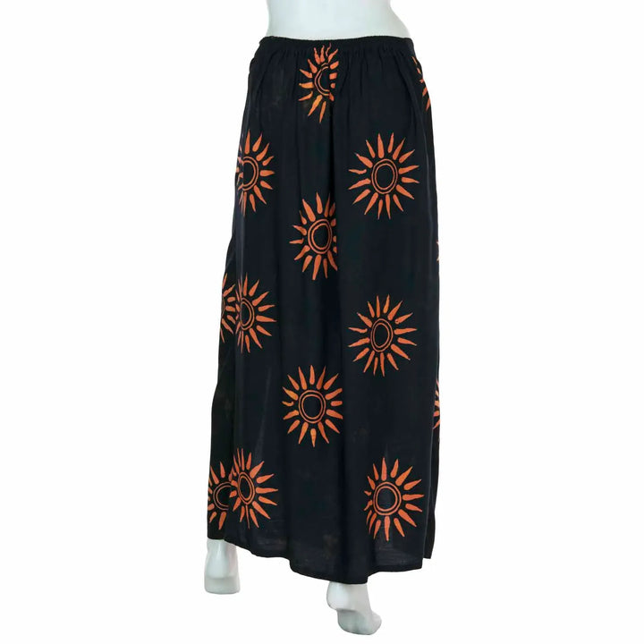Sun Double Split Maxi Skirt