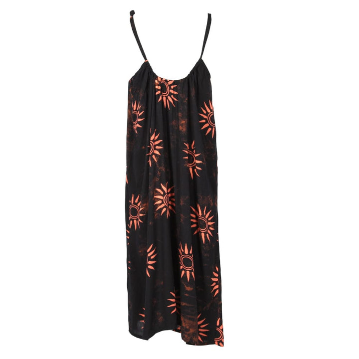 Sun Print Maxi Dress
