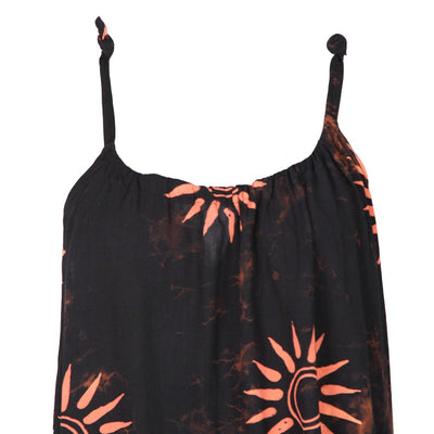 Sun Print Maxi Dress