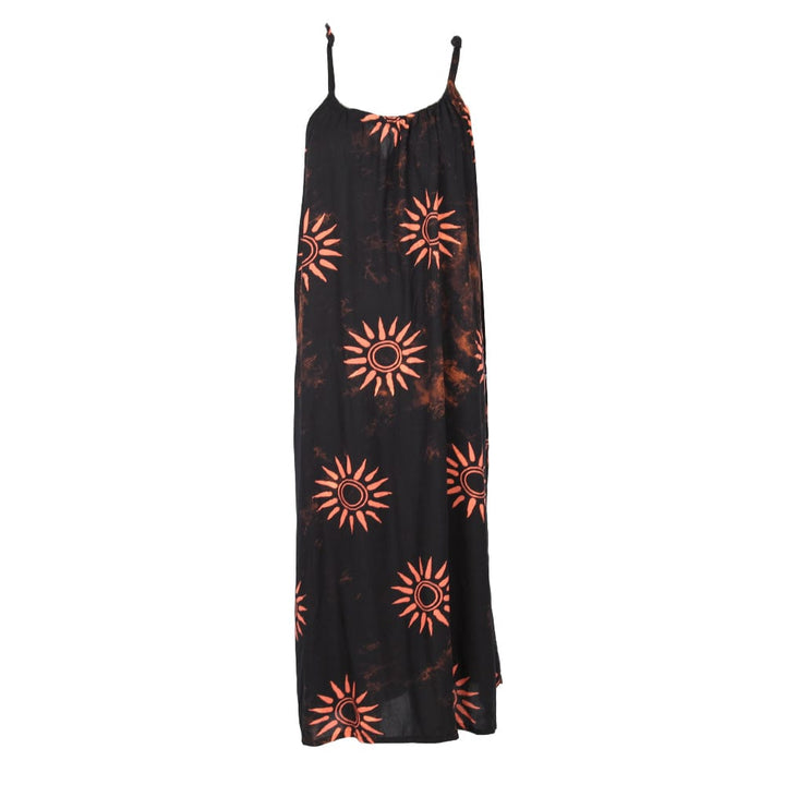 Sun Print Maxi Dress