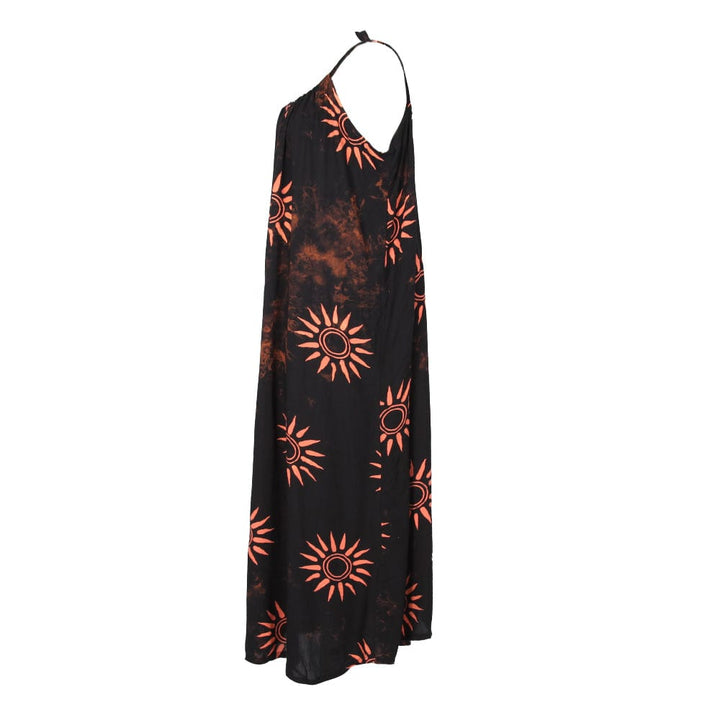 Sun Print Maxi Dress
