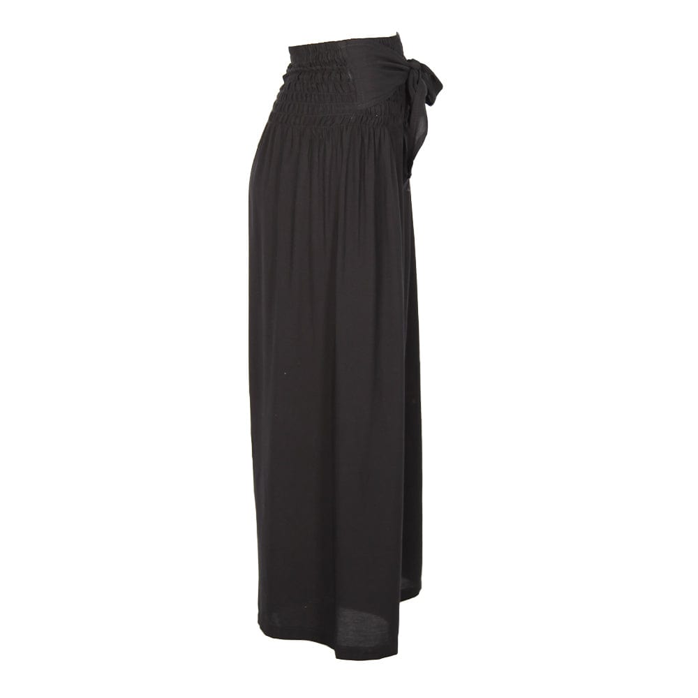 Wide Leg Tie Up Trousers