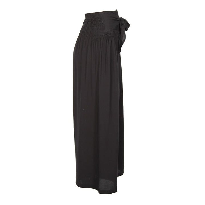 Wide Leg Tie Up Trousers