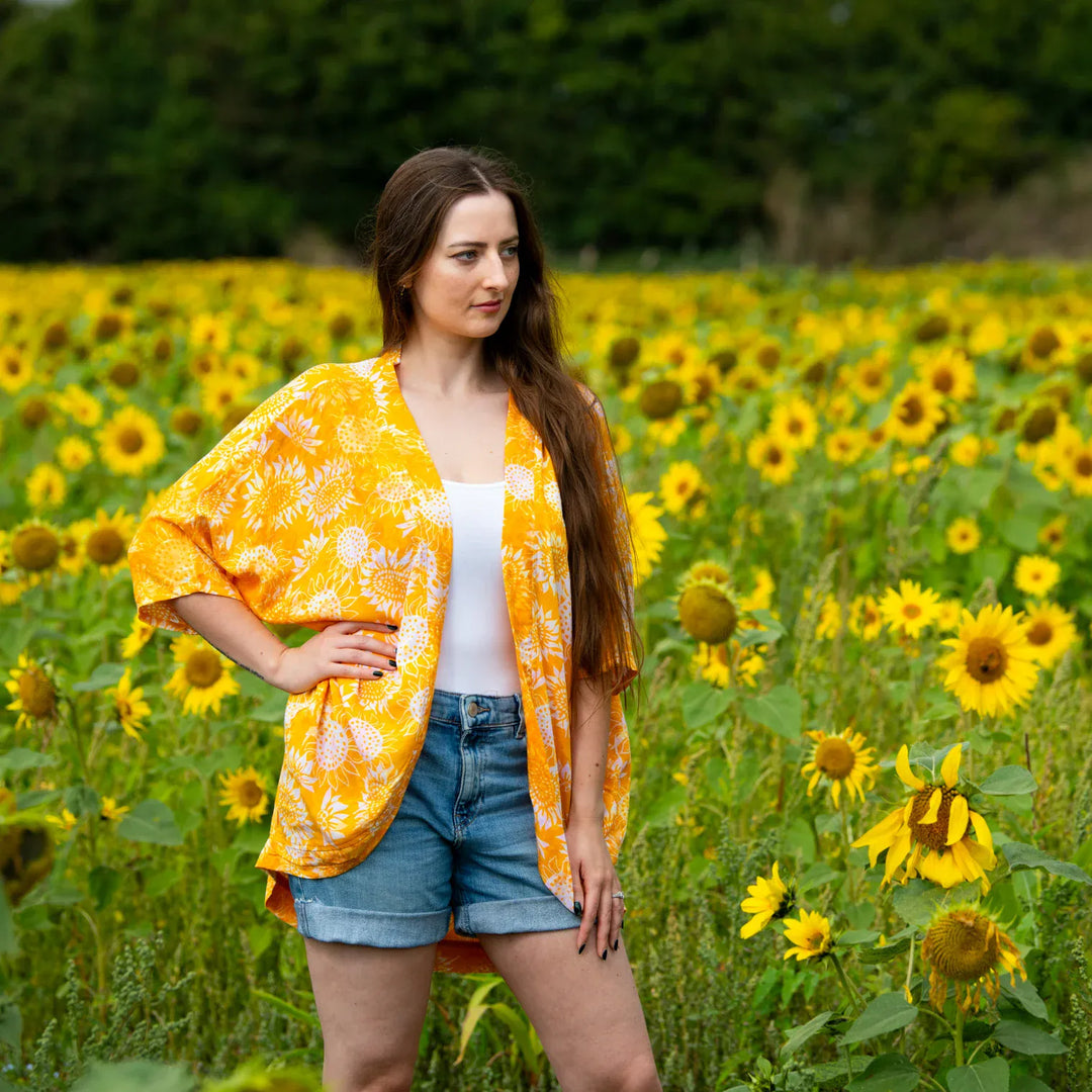 Sunflower Scoop Shrug