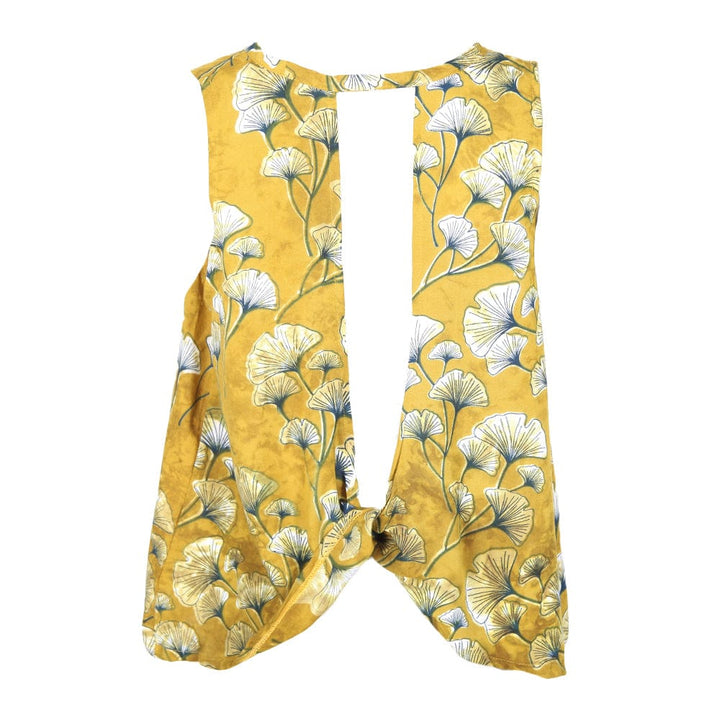 Floral Twist Back Top