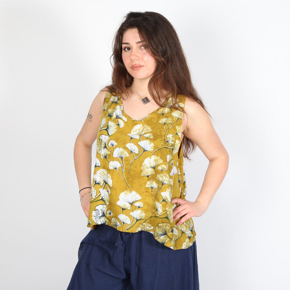 Floral Twist Back Top