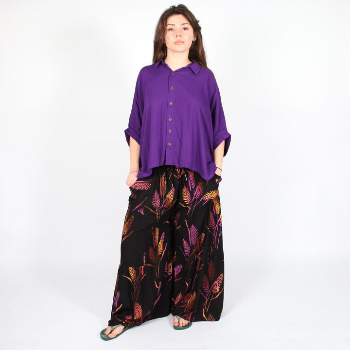 Flamenco Style Wide Leg Trousers
