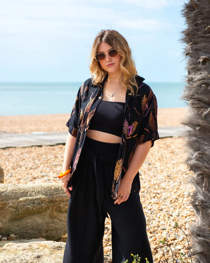 Turn Up Sleeve Shirt